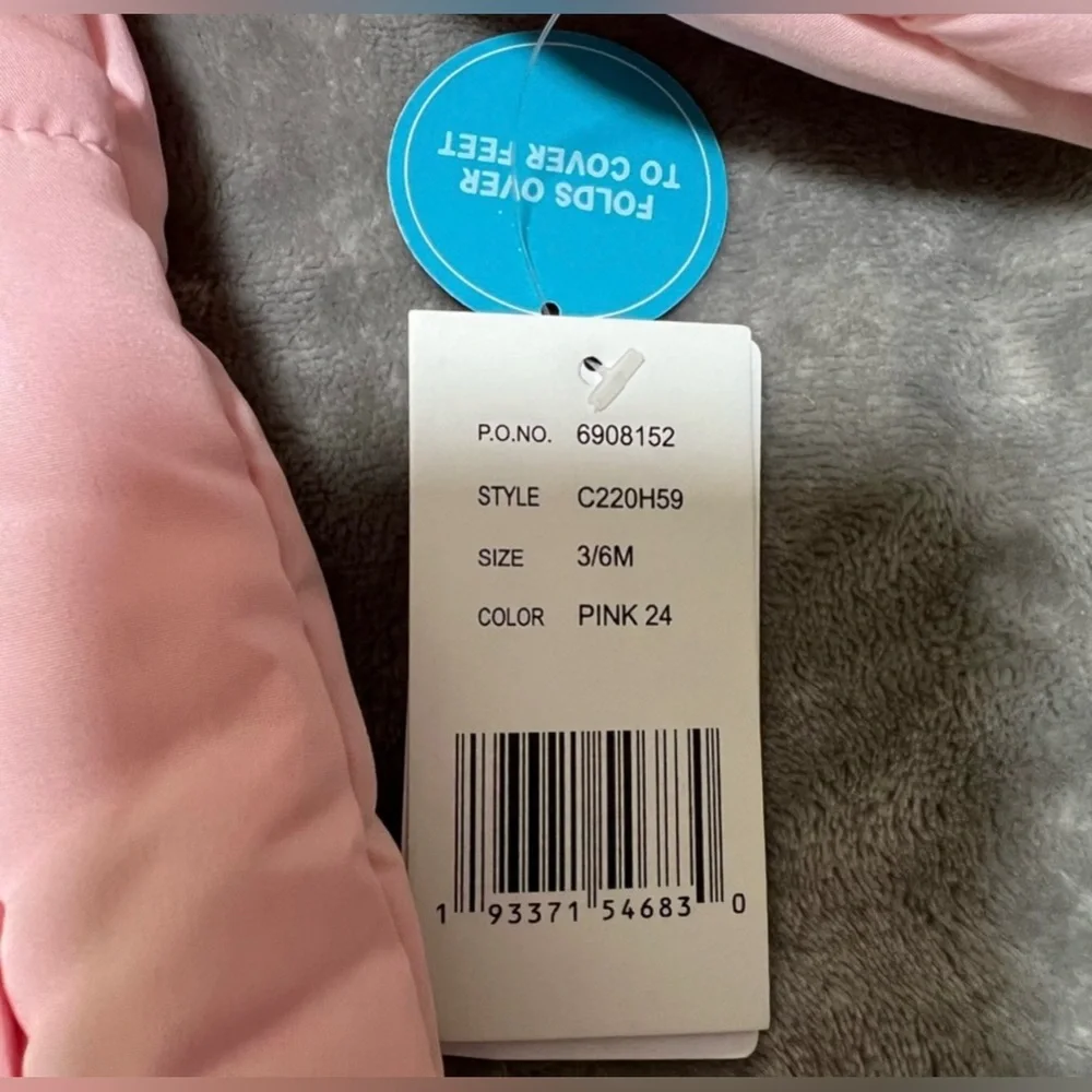 Baby girl Carter's pink pram